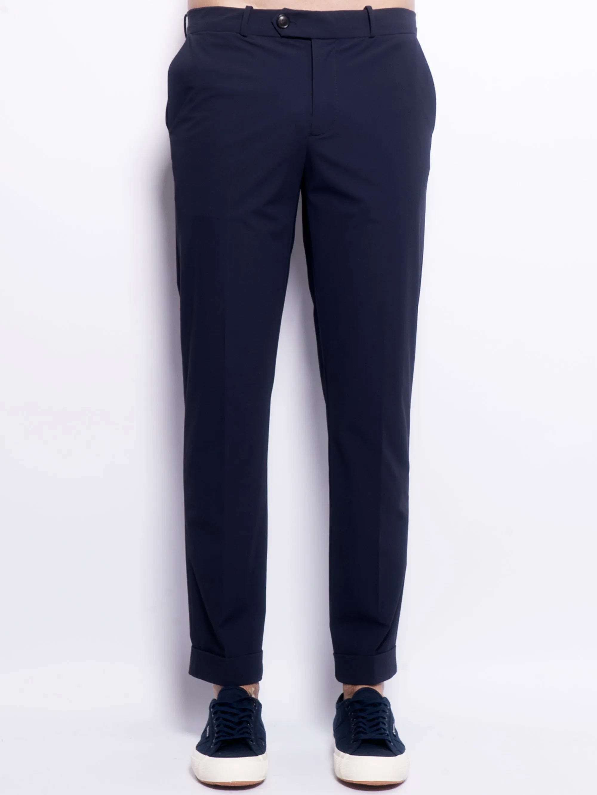 Pantaloni in Tessuto Tecnico Blu