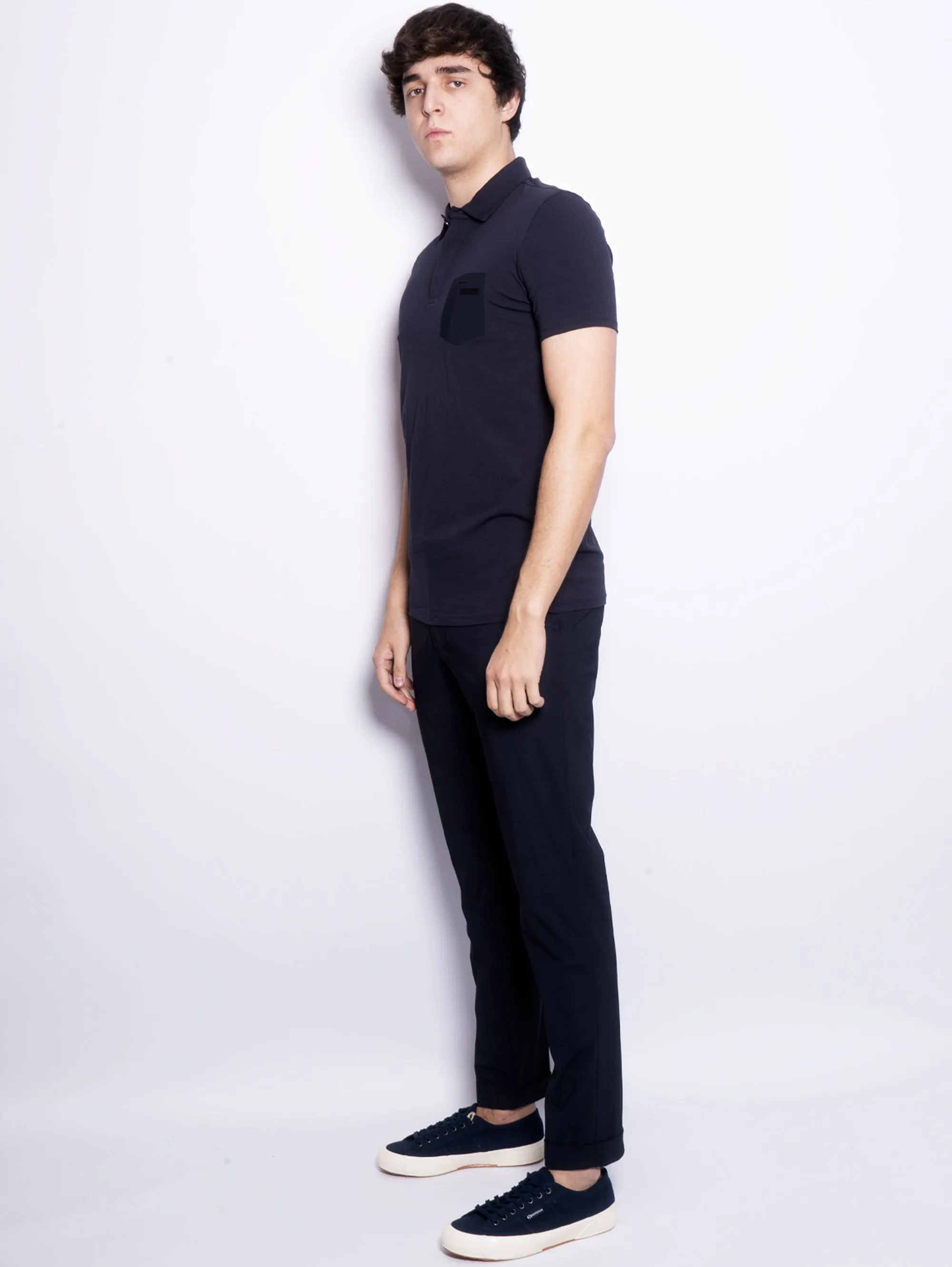 Pantaloni in Tessuto Tecnico Blu