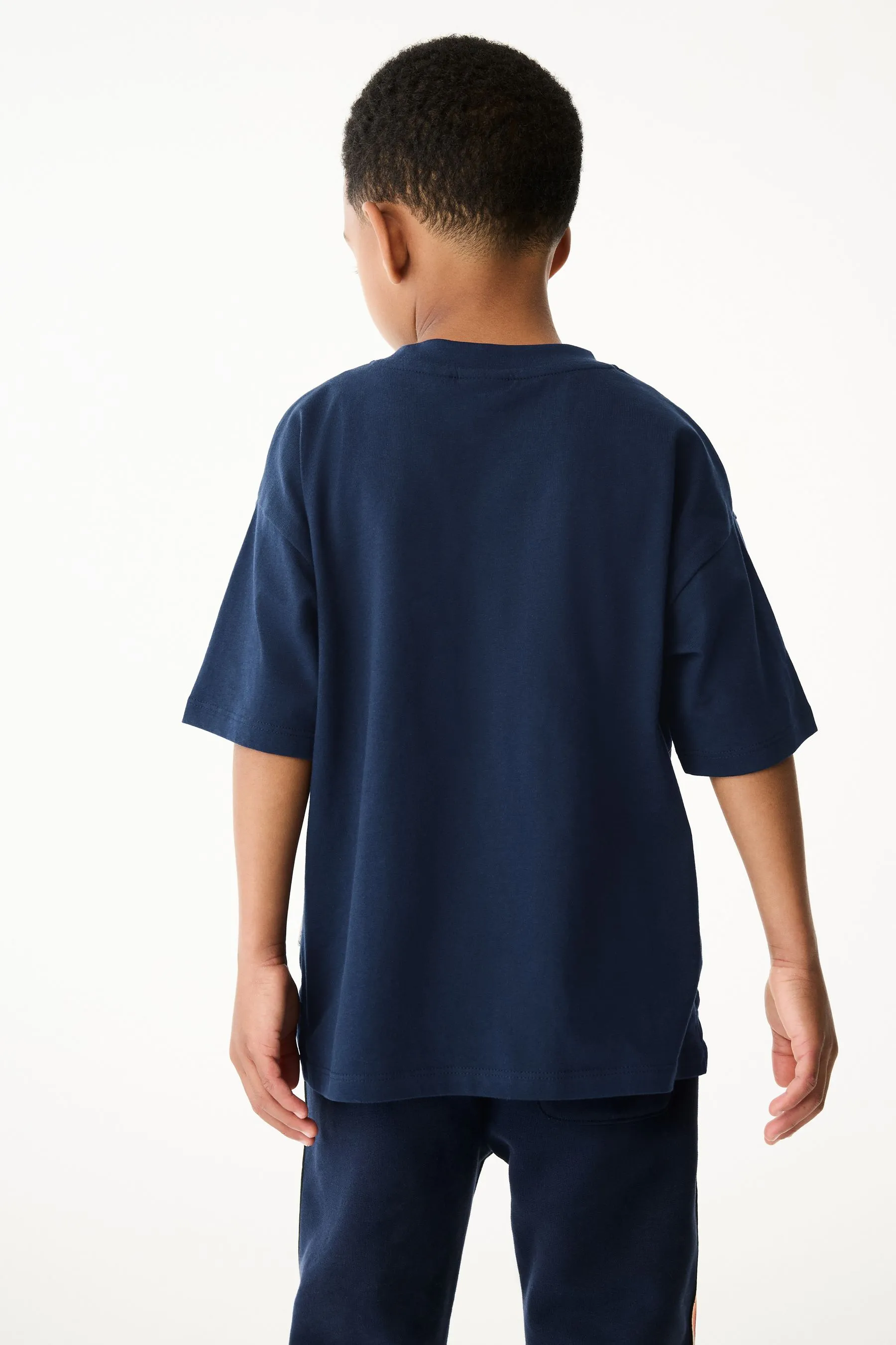 Paul Smith Junior Boys Oversized Short Sleeve Iconic Print 100% Cotton T-Shirt    