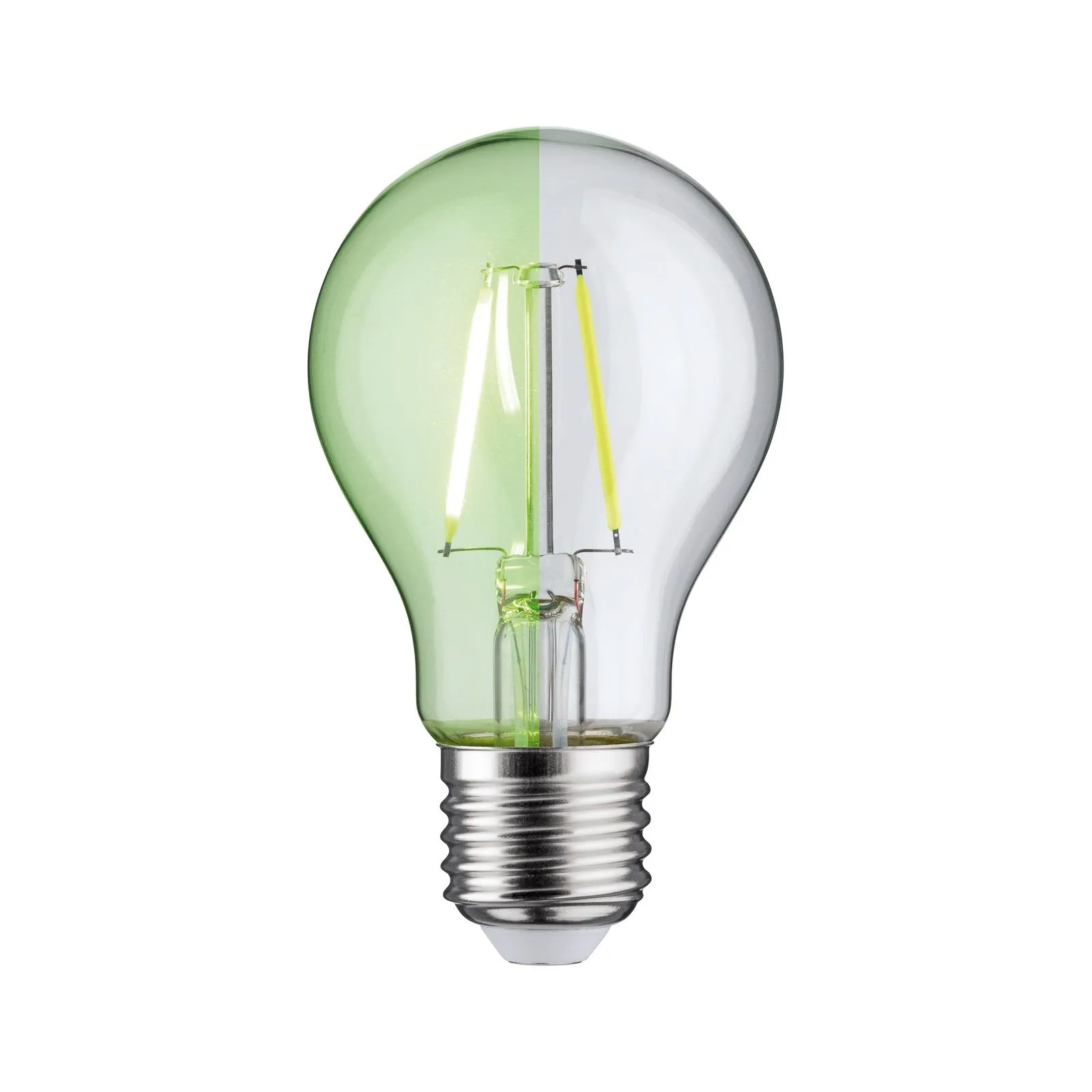 Paulmann lampadina LED E27 filamenti verde 1,1W