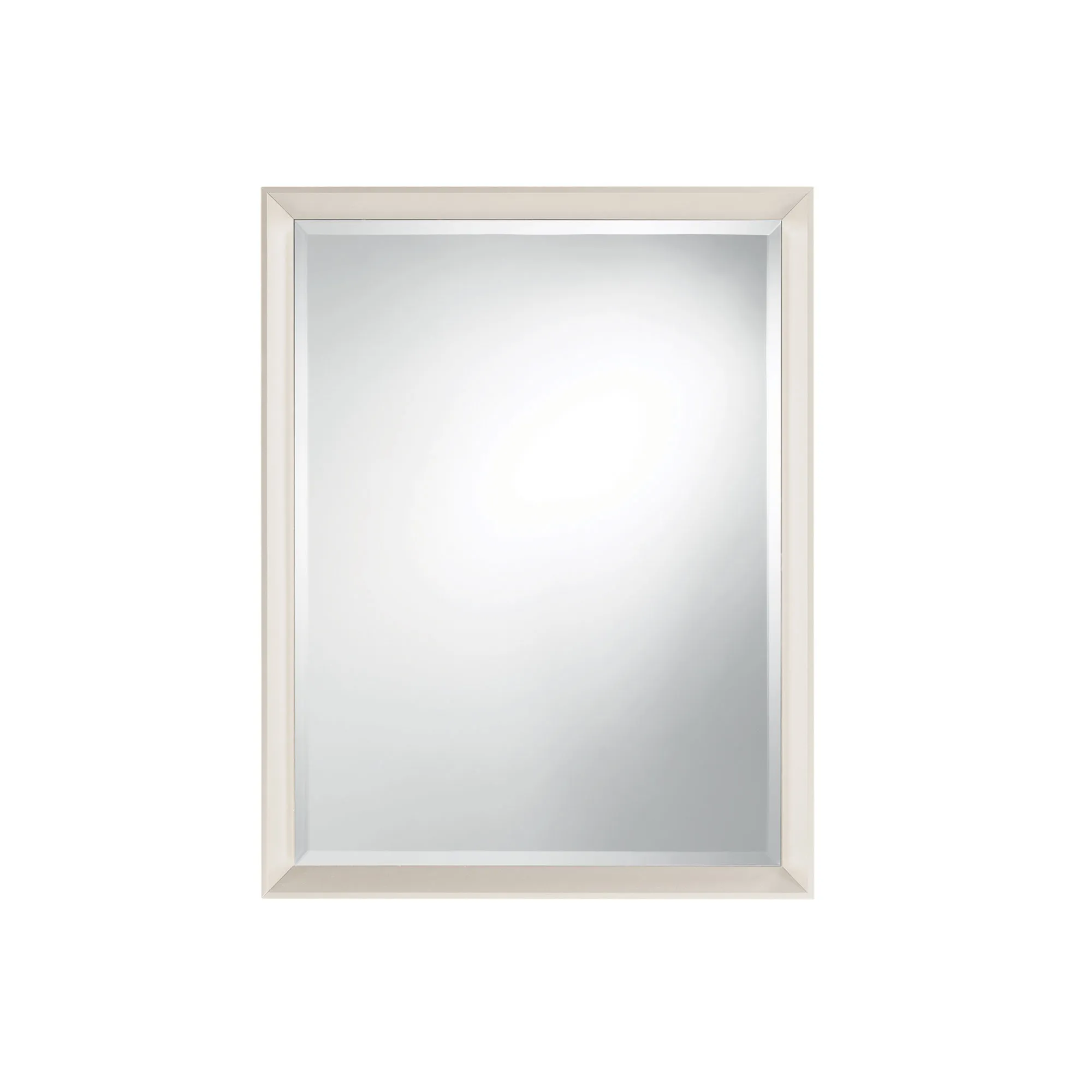 Pezzani  Specchiera moderna con cornice in alluminio verniciato sabbiato Riflesso