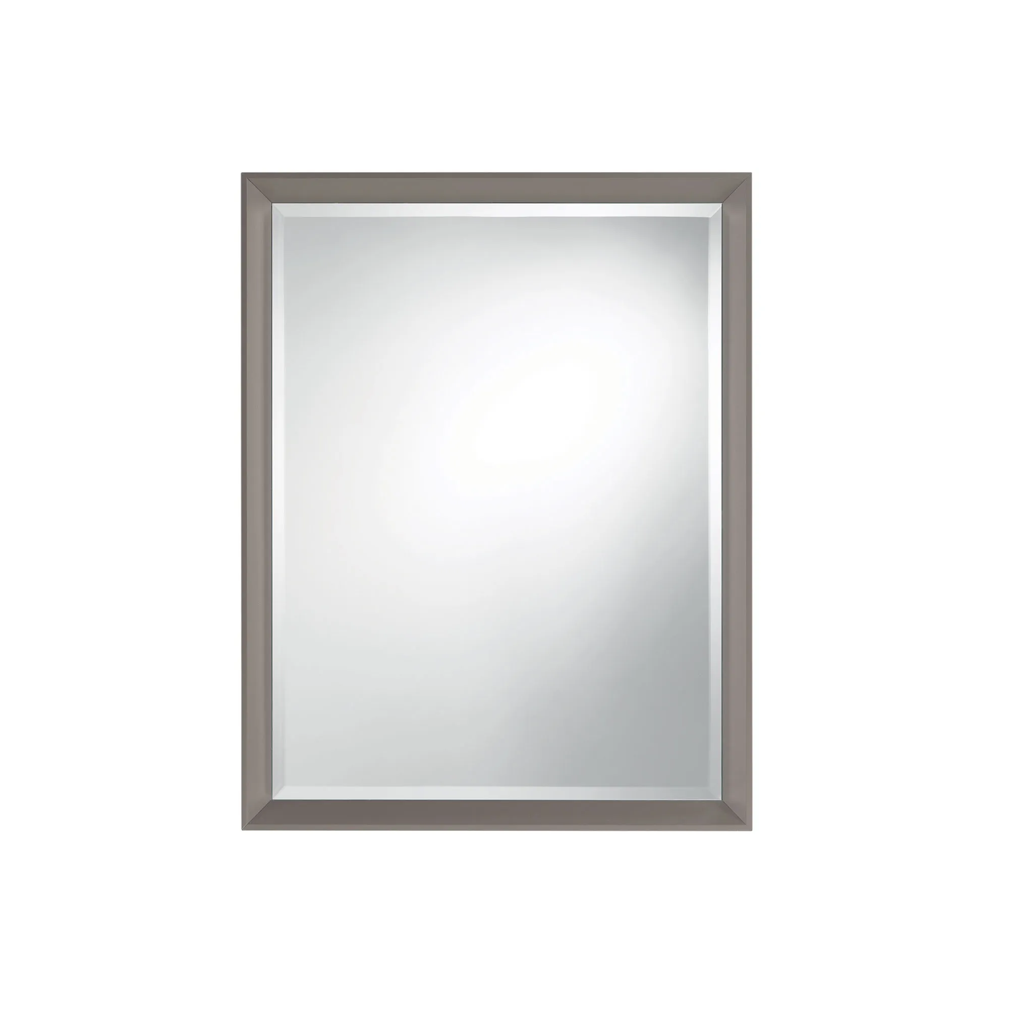 Pezzani  Specchiera moderna con cornice in alluminio verniciato sabbiato Riflesso