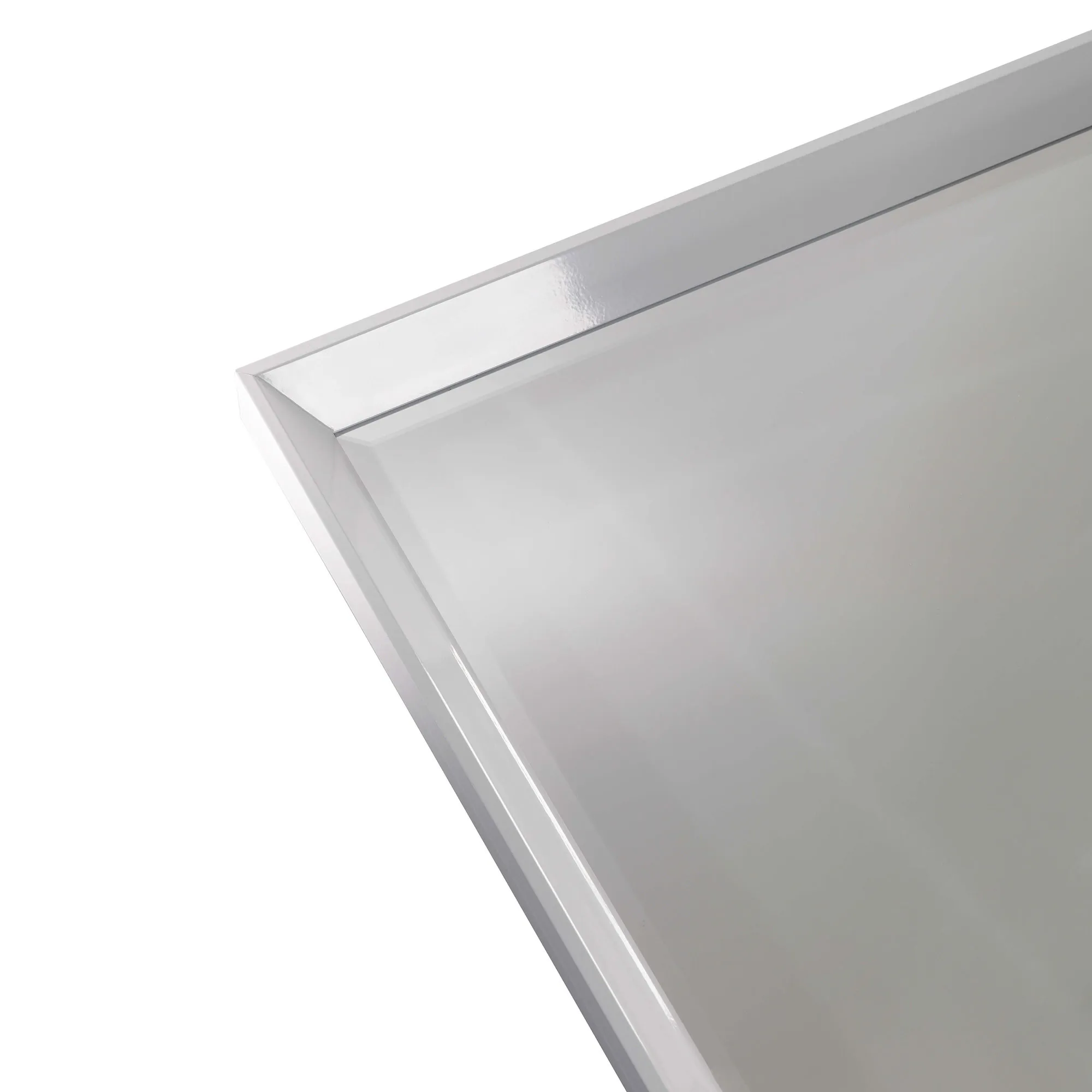 Pezzani  Specchiera moderna con cornice in alluminio verniciato sabbiato Riflesso