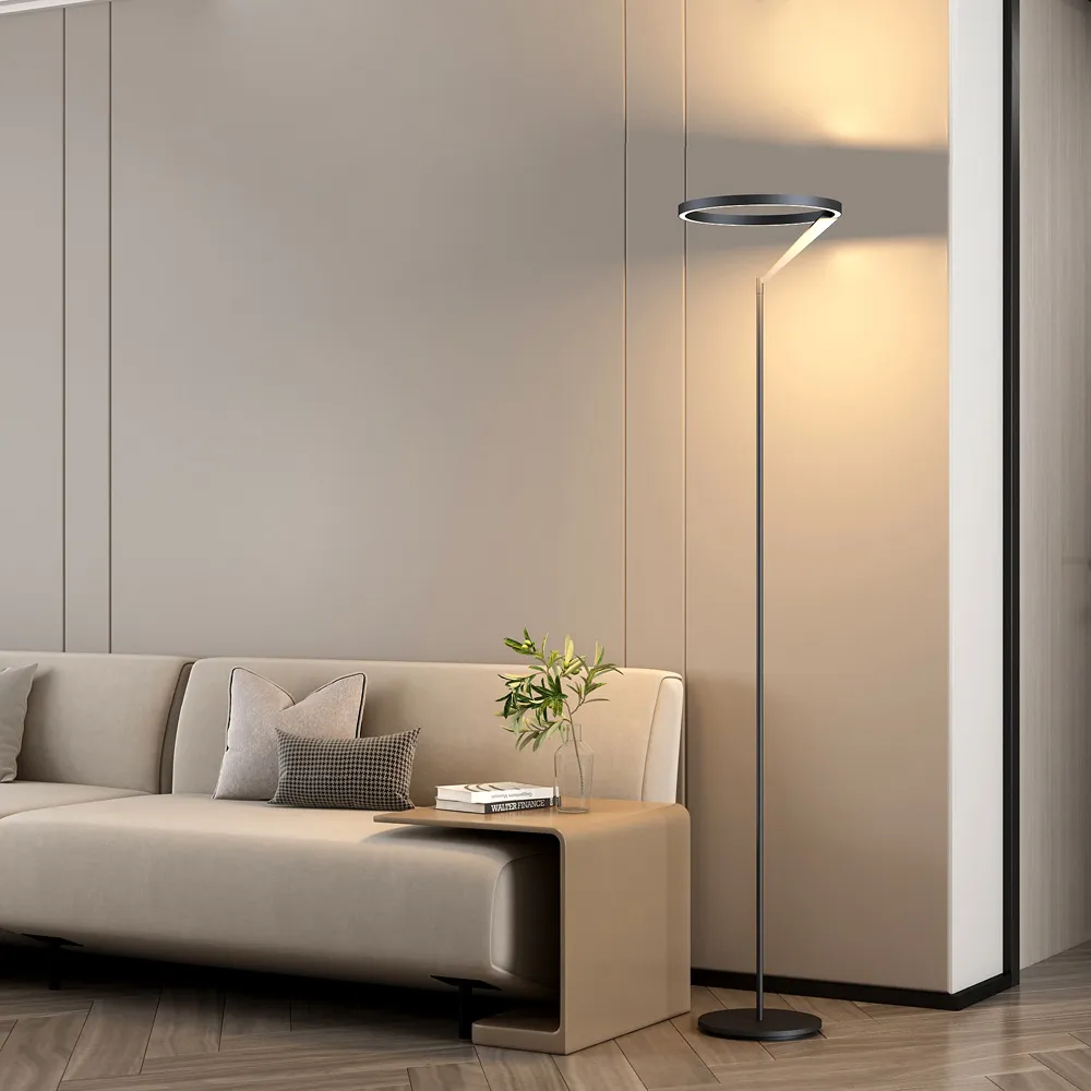 Piantana Design Moderno Meridiana Vivida Led 27w Touch Dimmer 3000k- 4000k