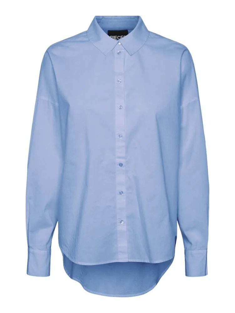 Pieces camicia tanne celeste