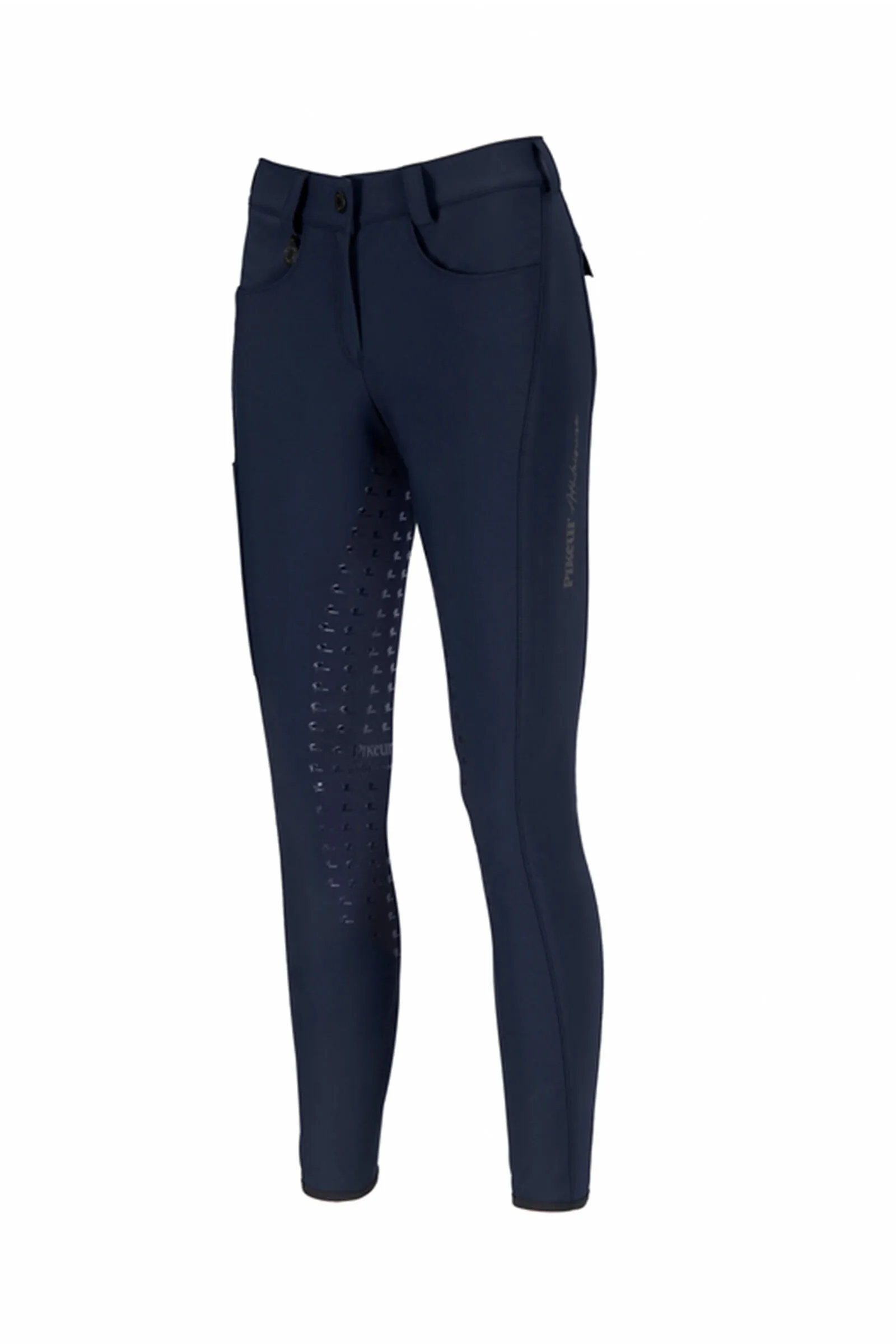 Pikeur Romy Pantaloni da equitazione da donna in denim con full grip