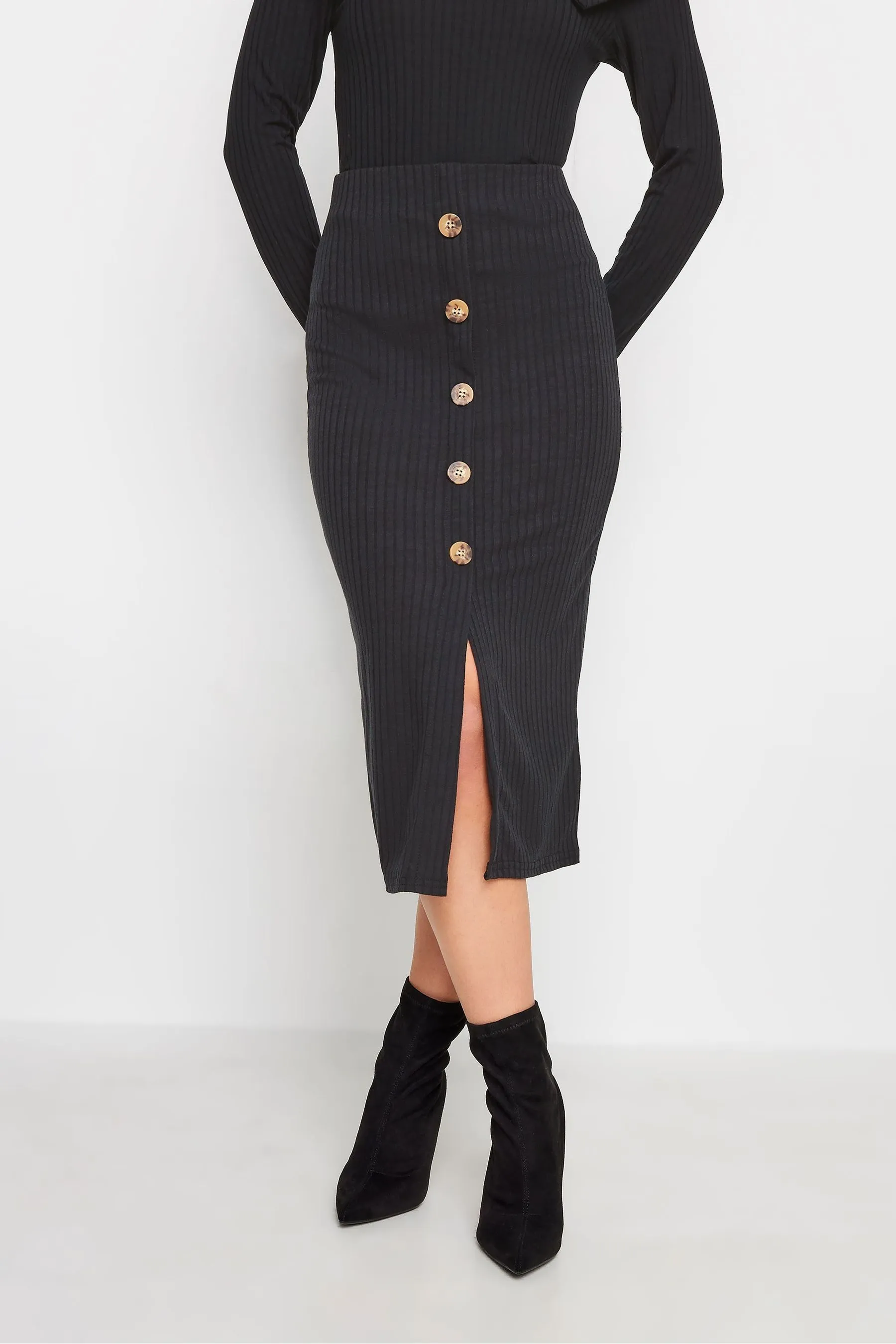 PixieGirl Petite - Gonna a coste con bottoni