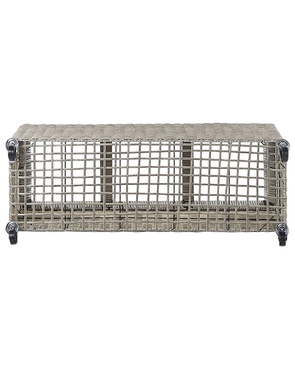 Plant Pot BELLIS PE Rattan 82 cm Light Brown