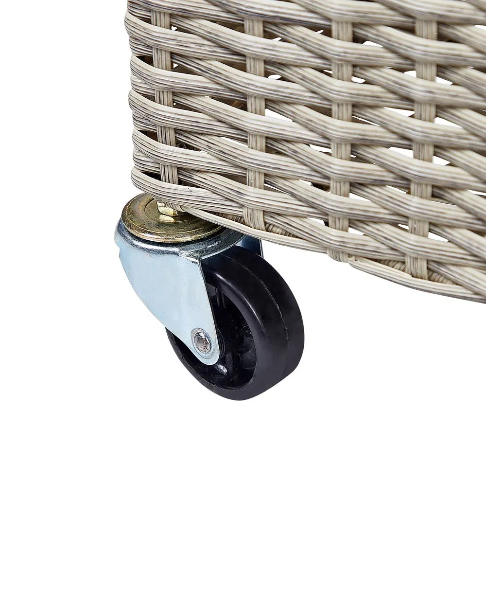 Plant Pot BELLIS PE Rattan 82 cm Light Brown