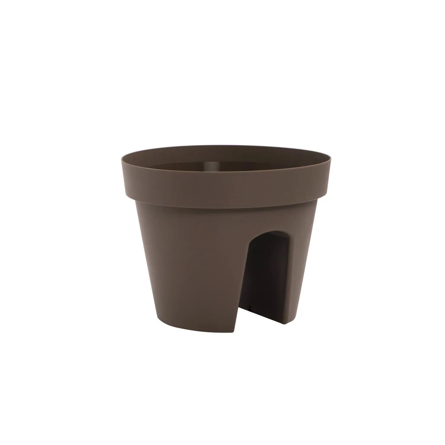 Plastecnic Vaso mymood rail 30 cm Beige scuro