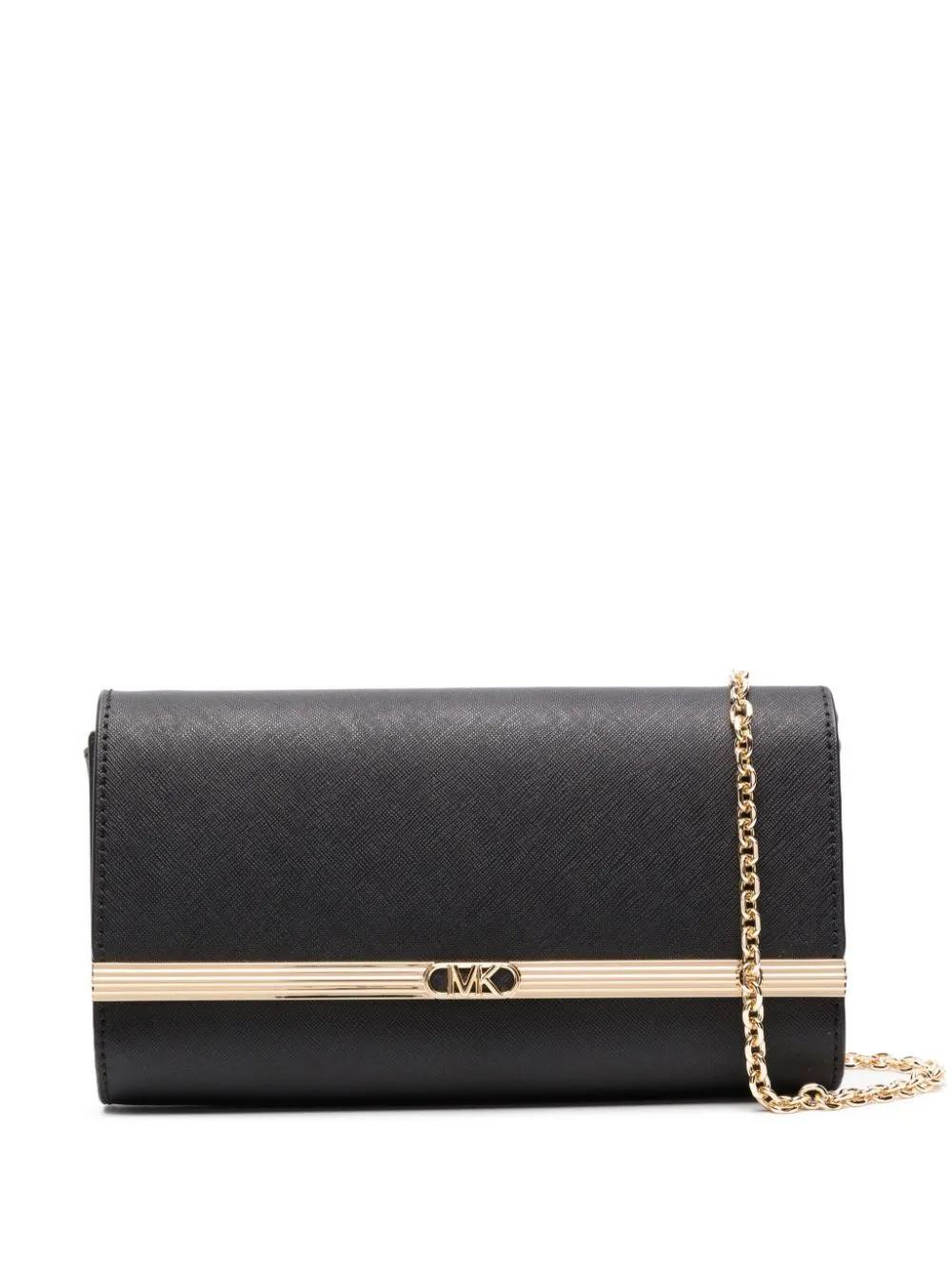 POCHETTE "MONA" GRANDE IN PELLE SAFFIANO
