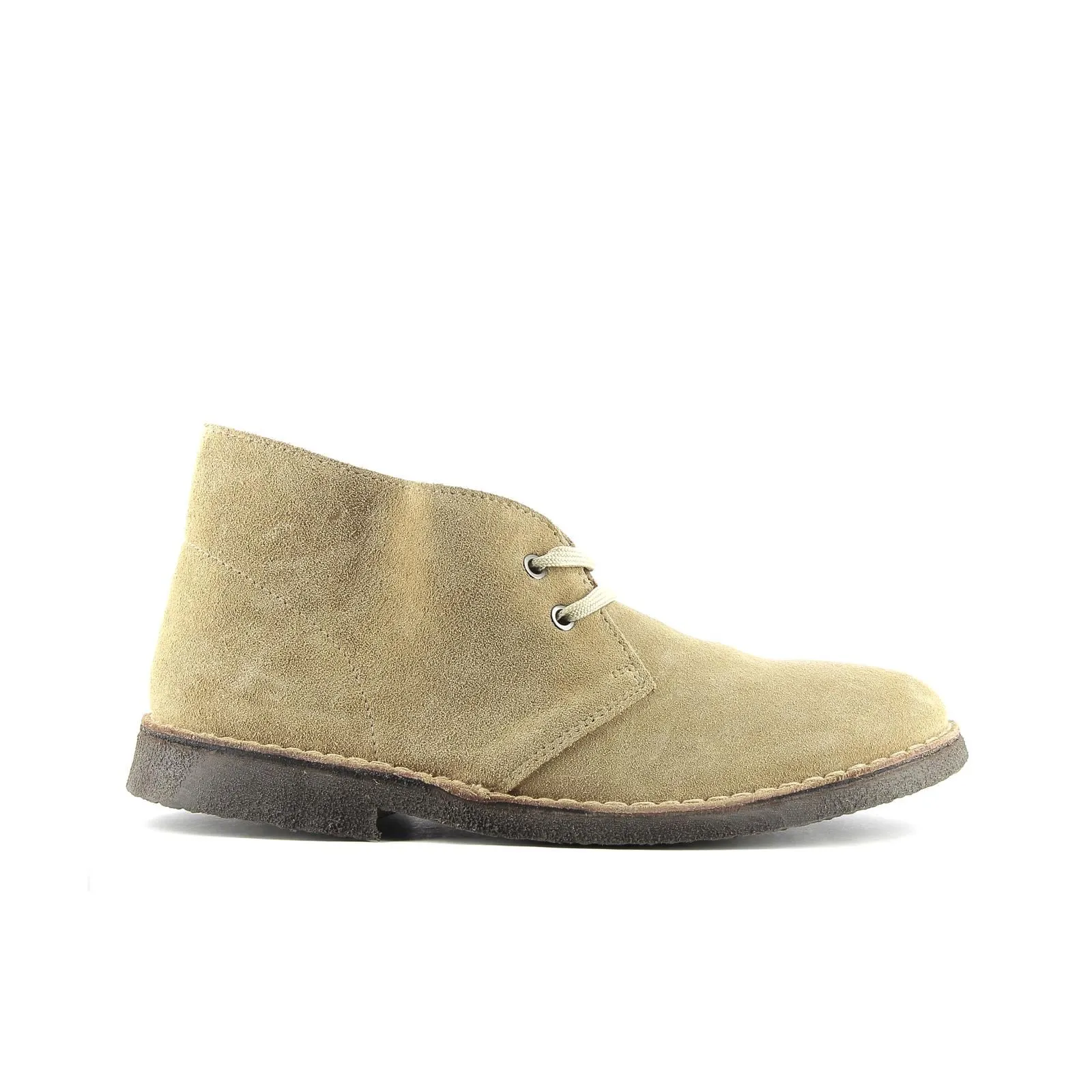 Polacchini beige da uomo con lacci