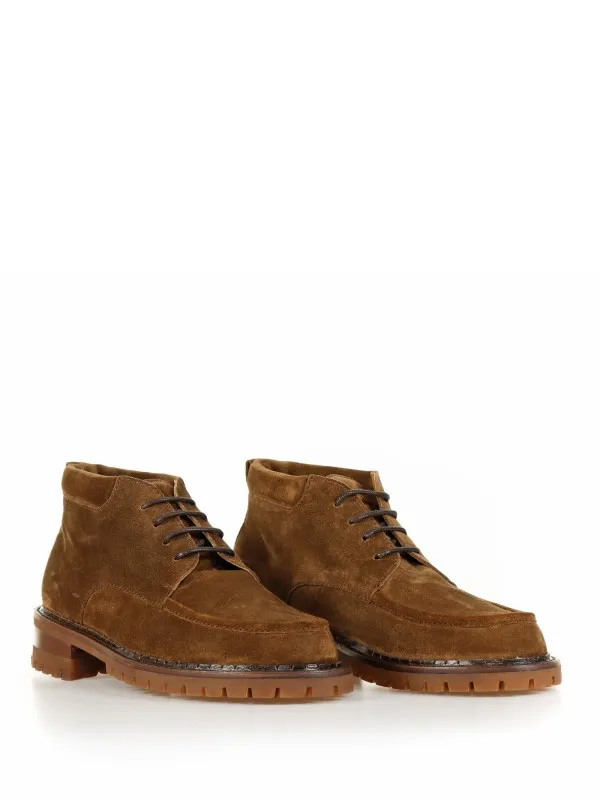 Polacco in suede con lacci