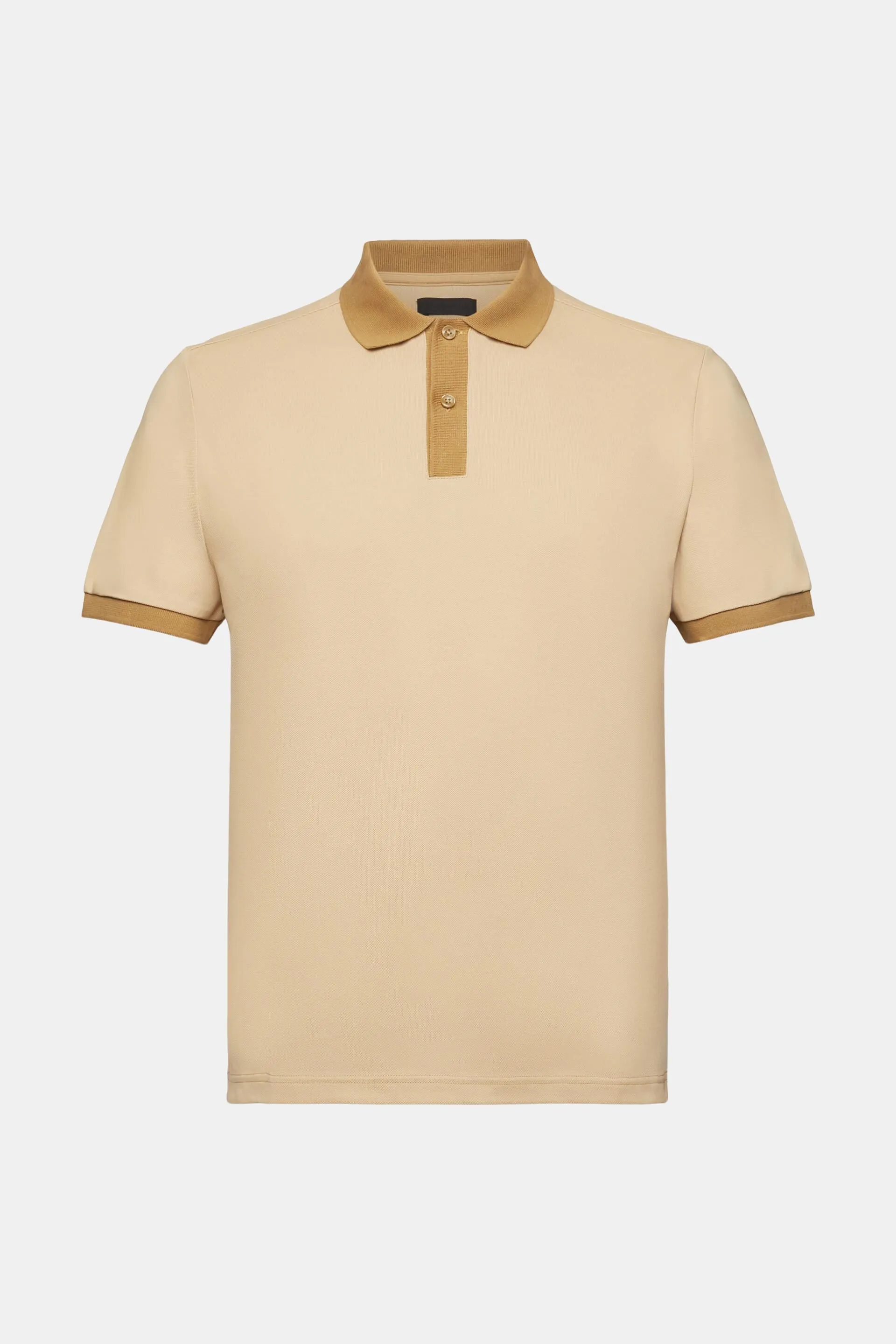 Polo bicolore in piqué
