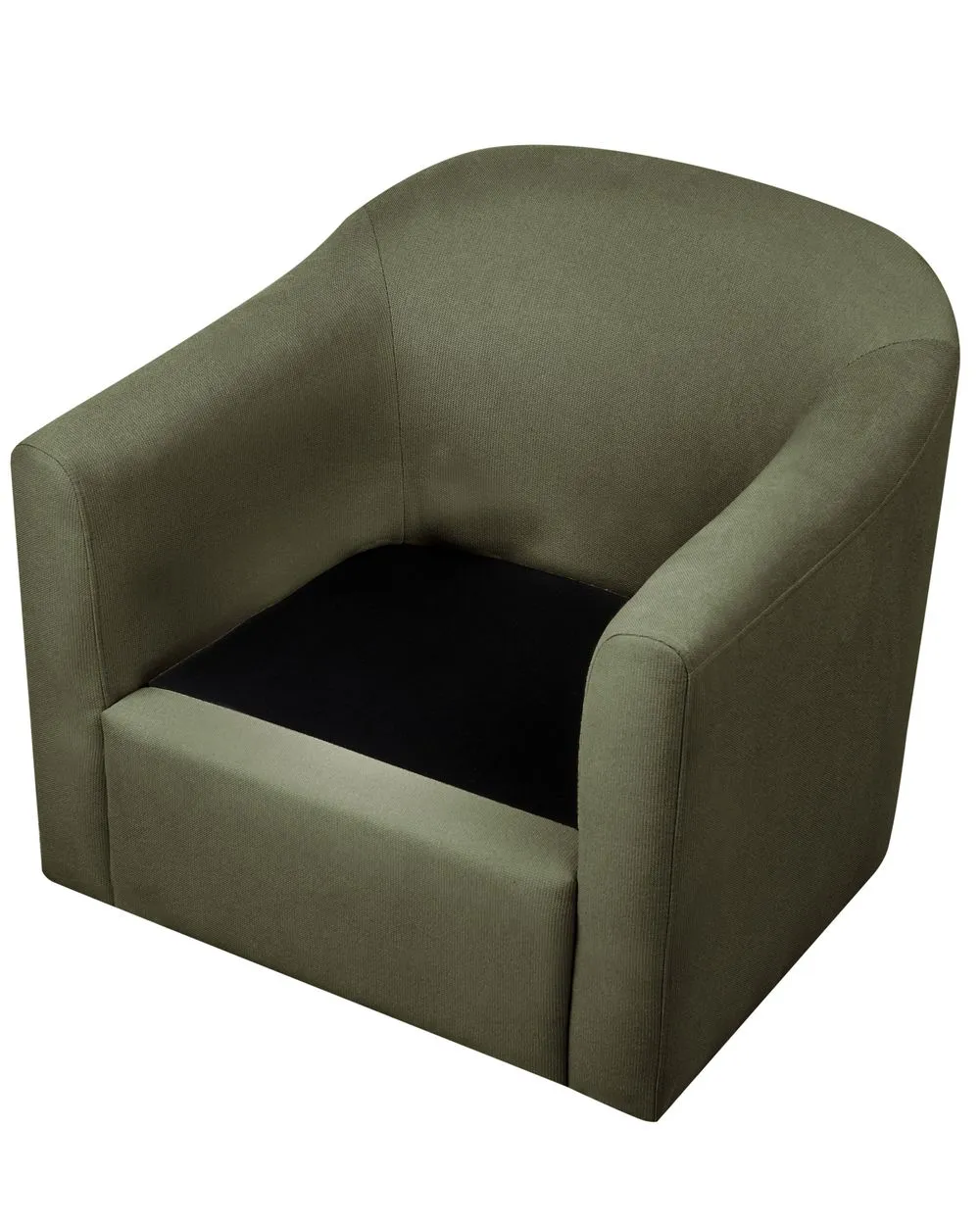 Poltrona girevole MAGNOR Tessuto Verde scuro