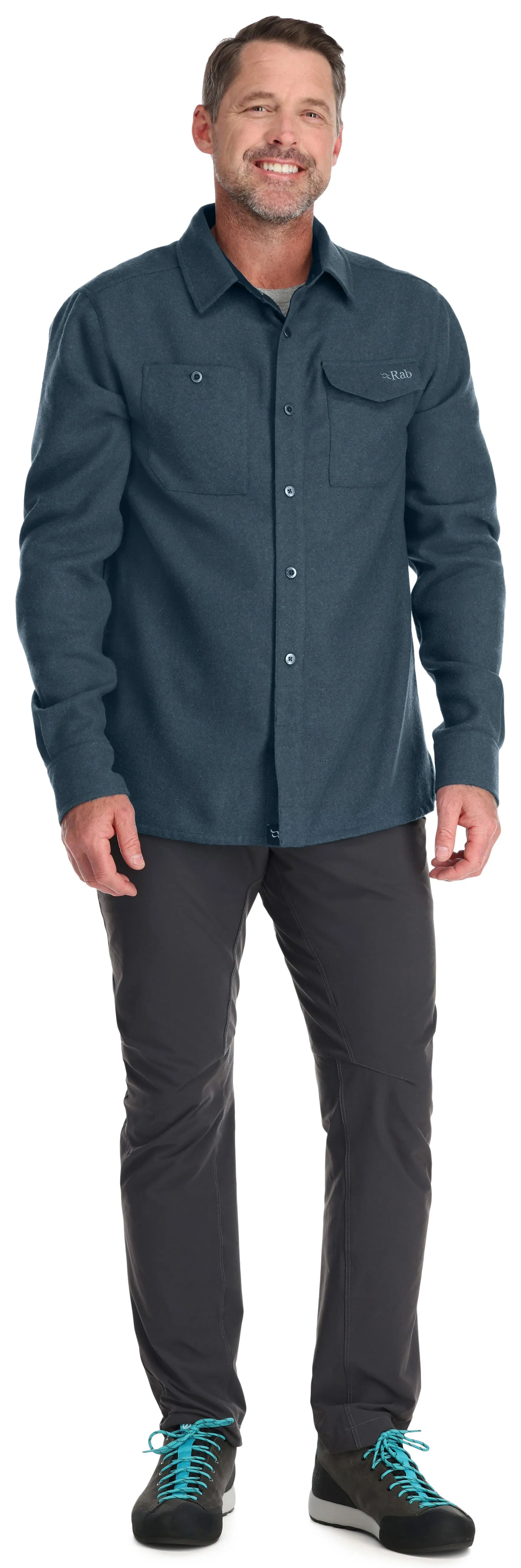 Rab Men's Perimeter Wool Blend Shirt - Camicia uomo lana e poliestere