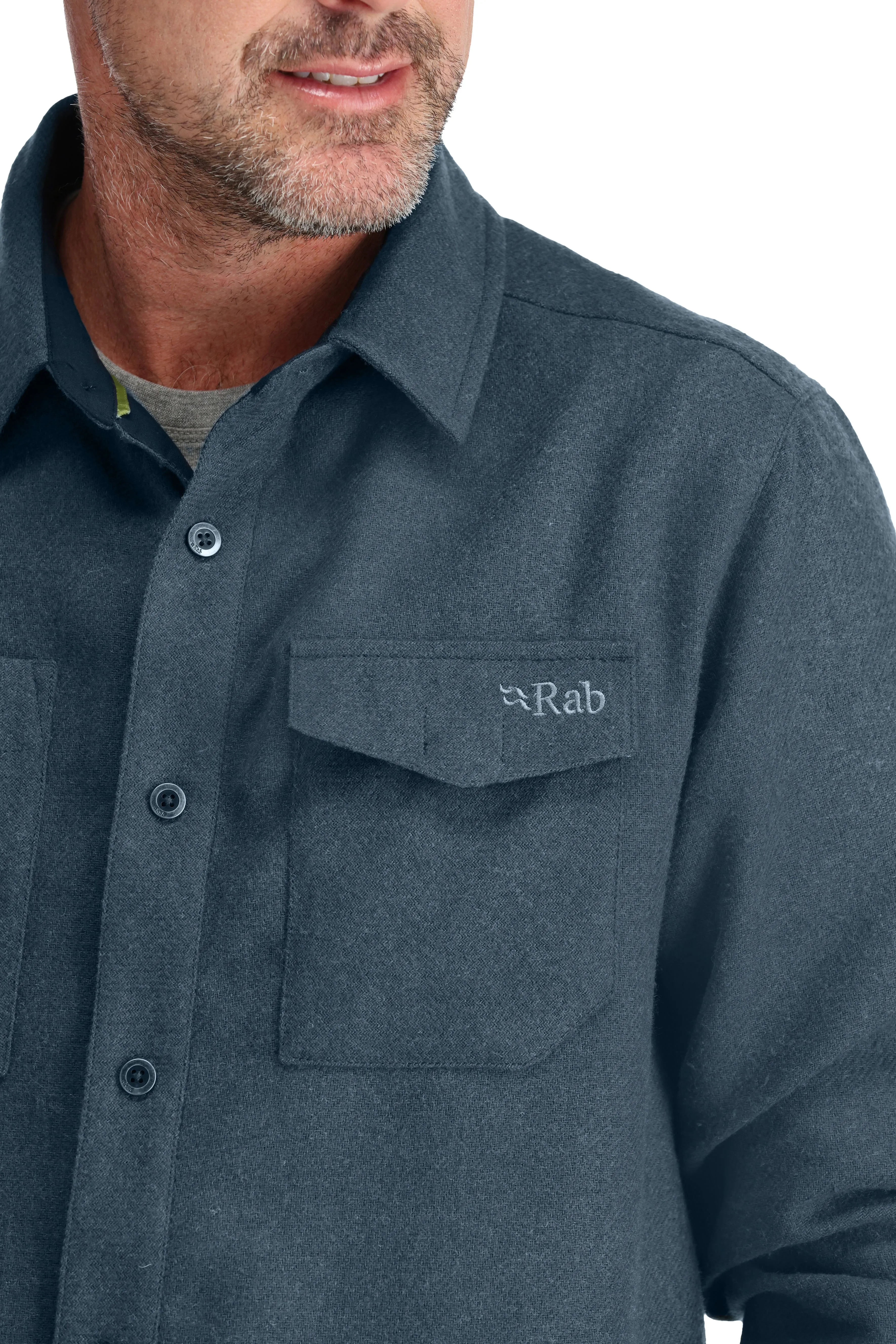 Rab Men's Perimeter Wool Blend Shirt - Camicia uomo lana e poliestere