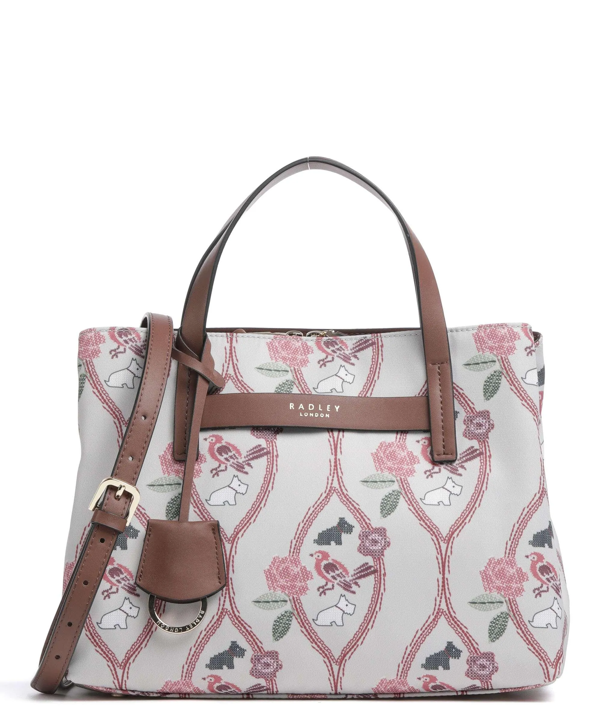  Radley London Finsbury Park Borsa a mano poliestere riciclato, poliestere grigio chiaro  