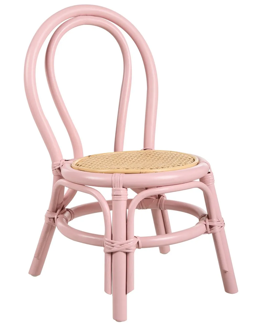 Rattan Kids Chair Pink KALIVIA