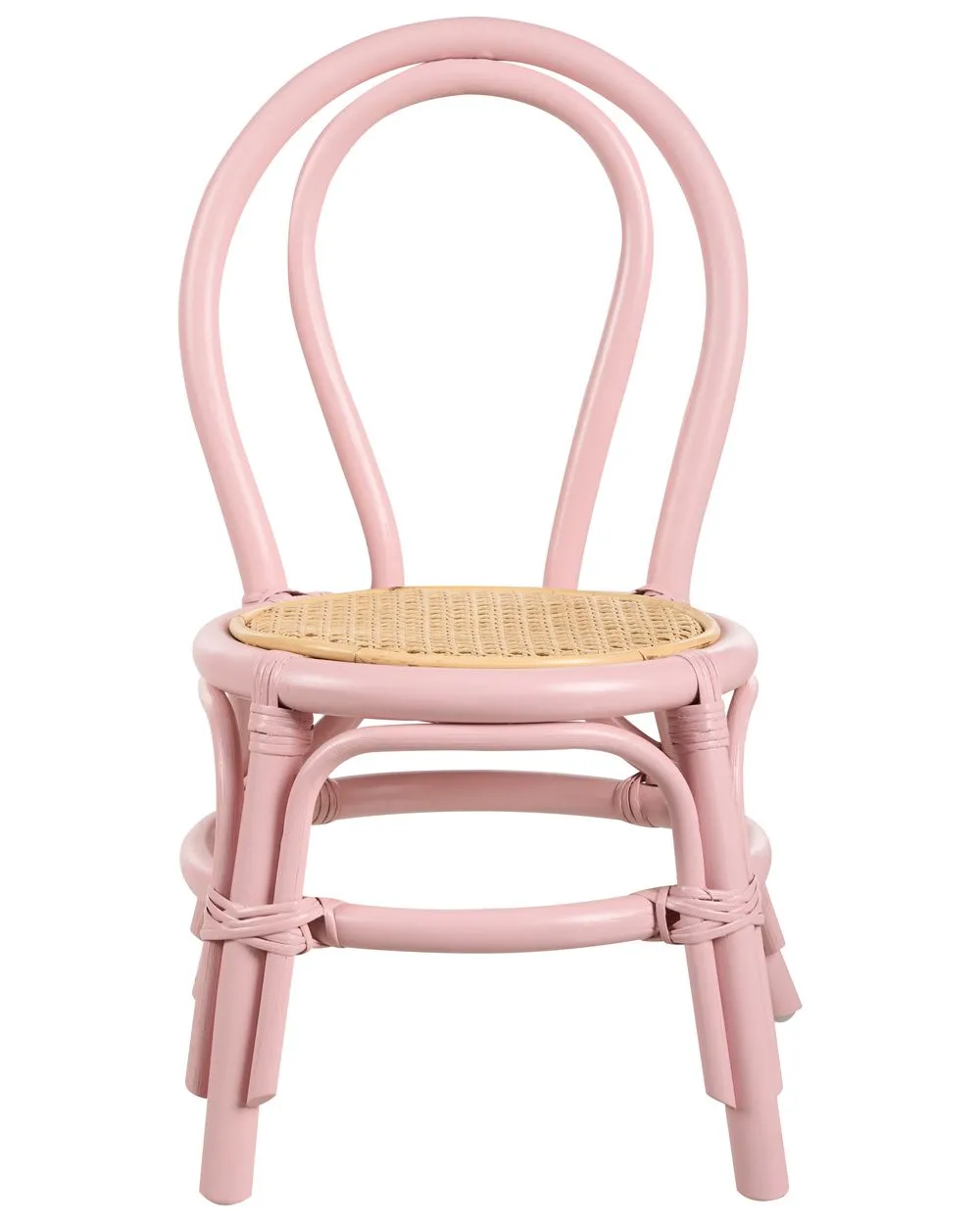 Rattan Kids Chair Pink KALIVIA