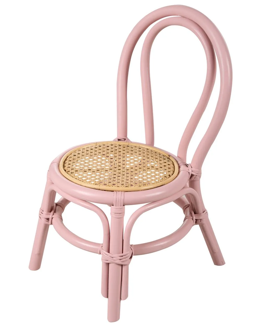 Rattan Kids Chair Pink KALIVIA