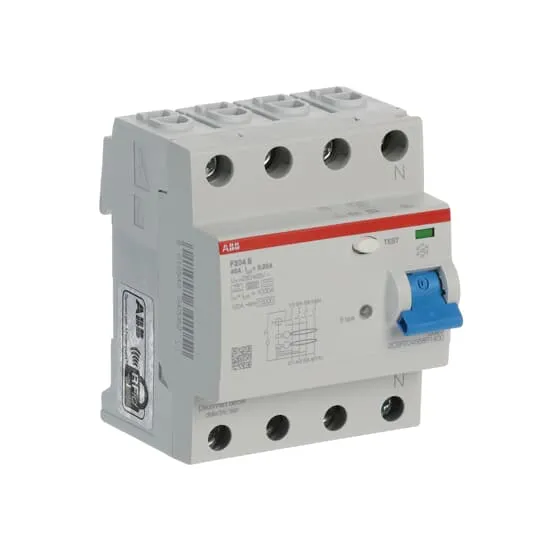 RCCB ABB F200, 4P, 40A, sensibilità 30mA, Tipo B