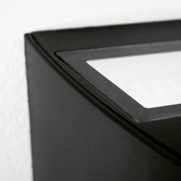 Rotterdam Applique da esterno LED Nero, 1-Luce