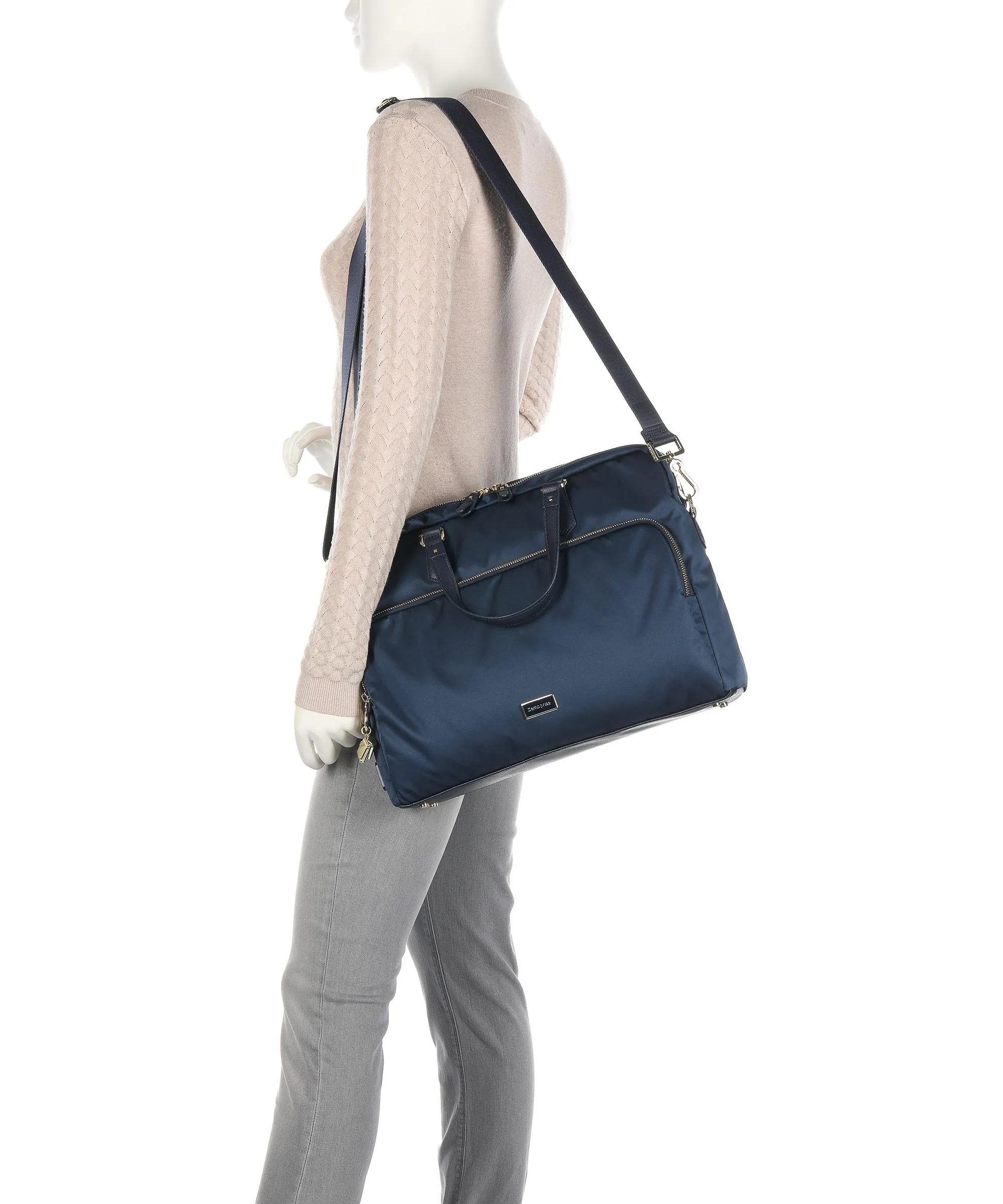  Samsonite Karissa Biz 2.0 Cartella 15″ poliestere riciclato navy  