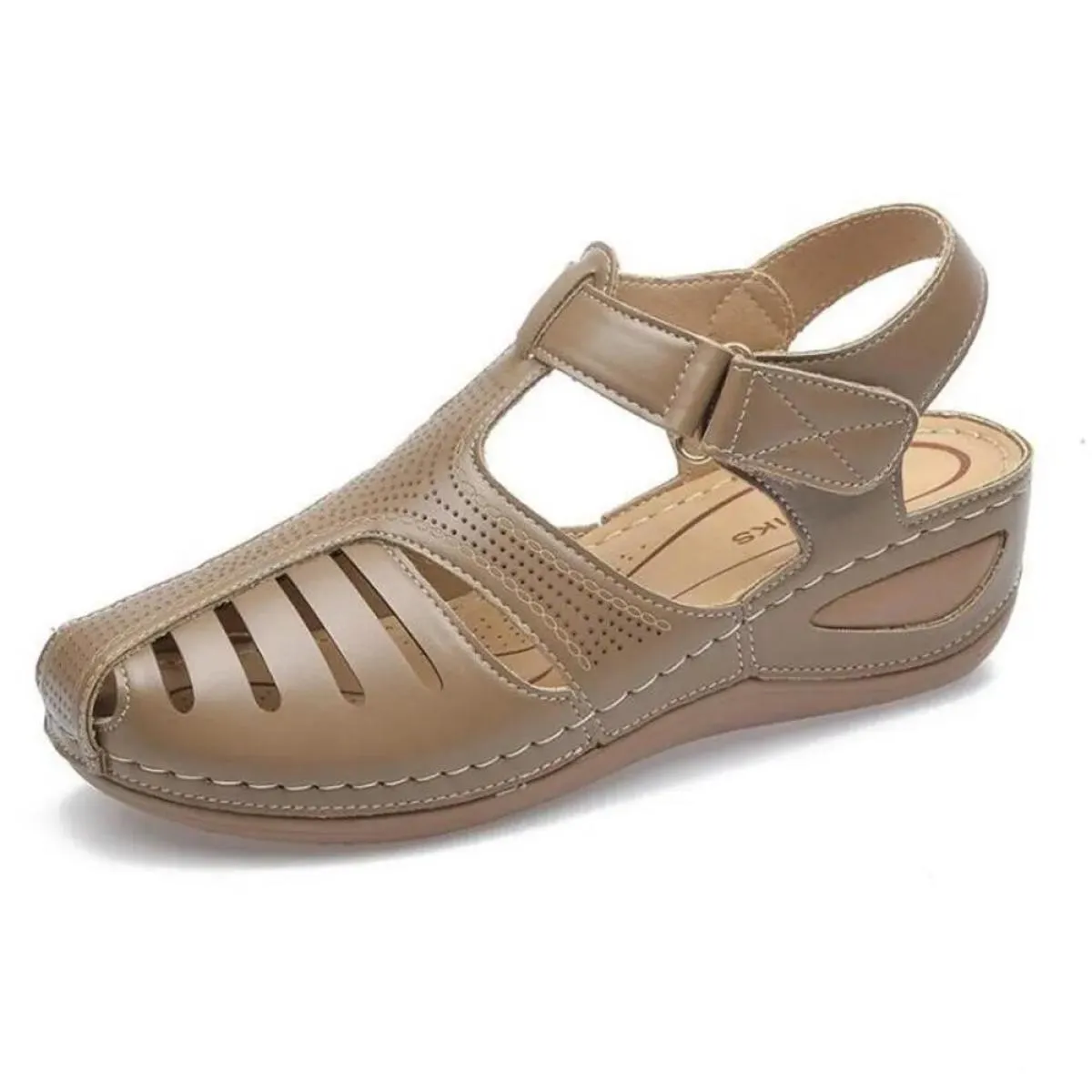 Sandali con suola spessa Sandali nuovi estivi da donna Scarpe da donna traspiranti con suola morbida Mesh Rosso Scarpe casual po