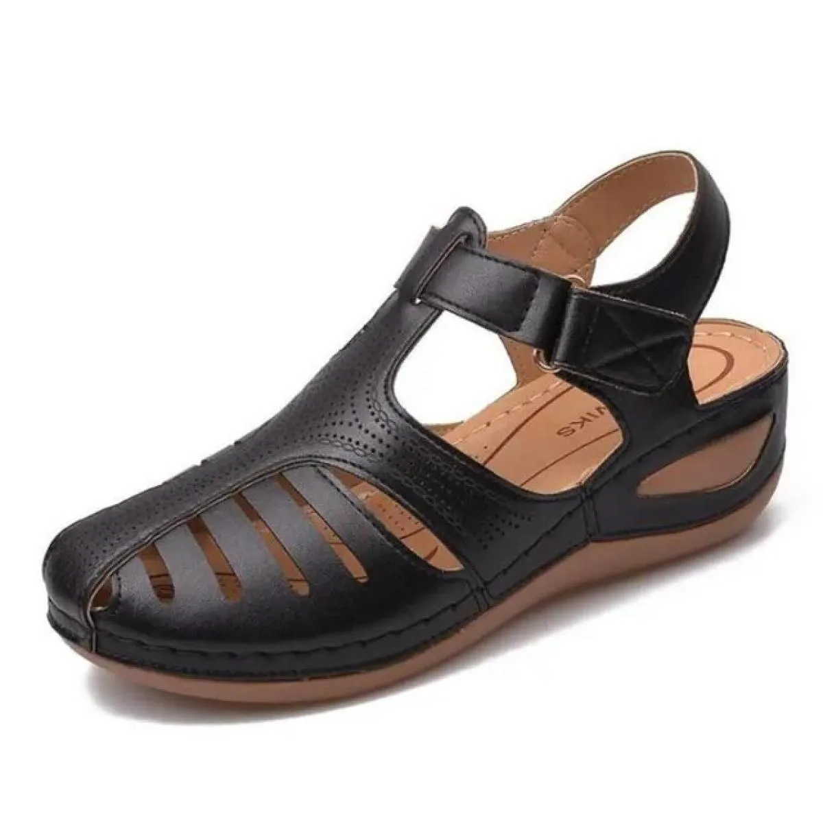 Sandali con suola spessa Sandali nuovi estivi da donna Scarpe da donna traspiranti con suola morbida Mesh Rosso Scarpe casual po