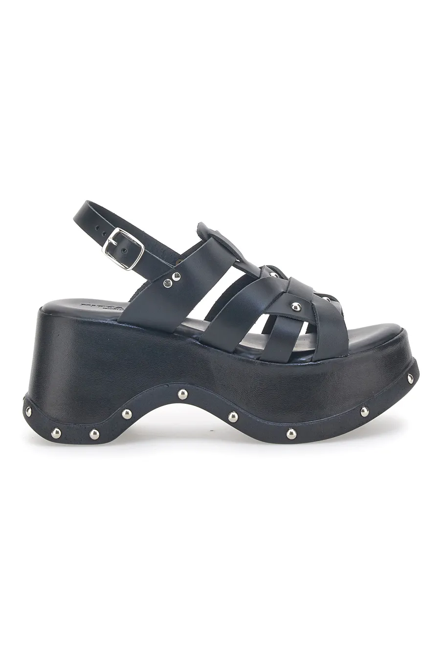 Sandali Platform in Pelle con Borchie Pittarello 5764
