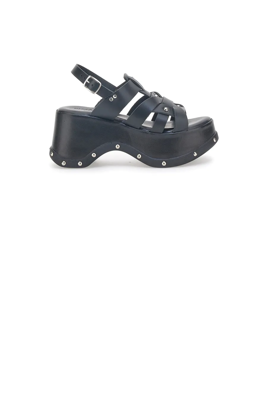 Sandali Platform in Pelle con Borchie Pittarello 5764