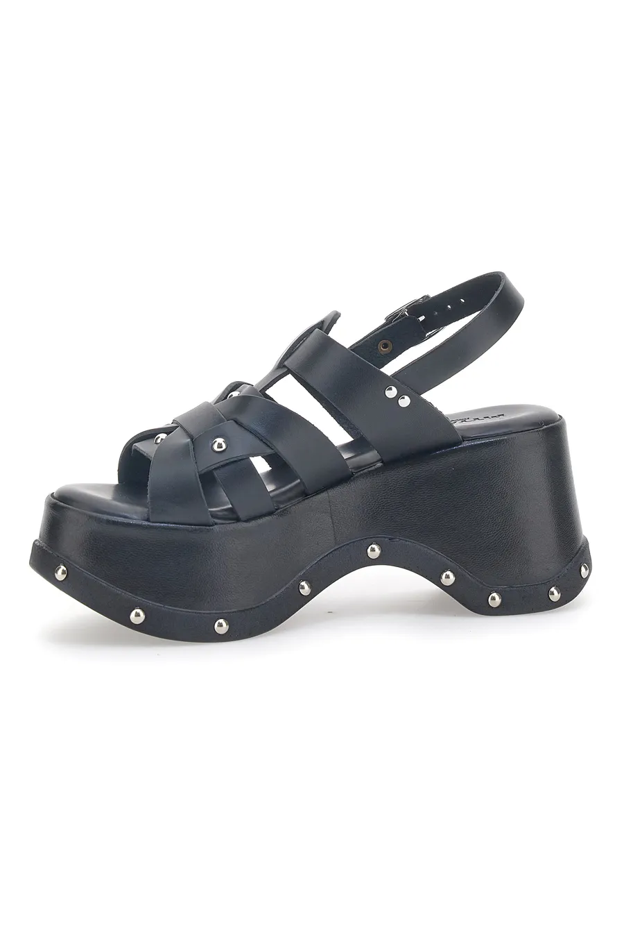 Sandali Platform in Pelle con Borchie Pittarello 5764