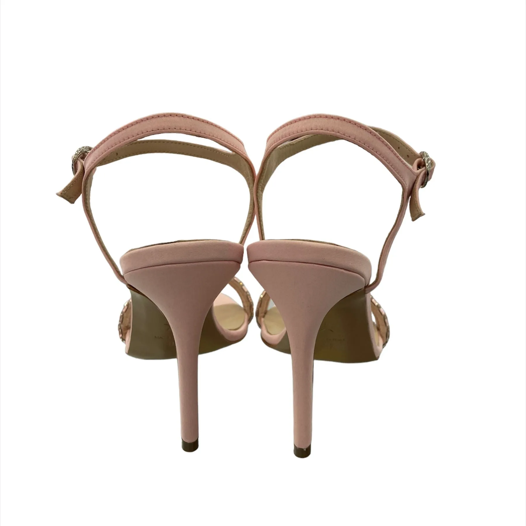 SANDALI RASO E PIETRE ROSA