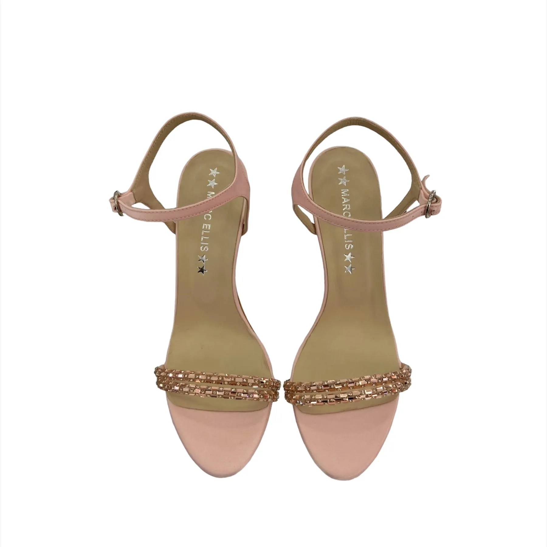 SANDALI RASO E PIETRE ROSA
