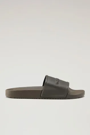Sandali Slide in gomma                                                                                Green