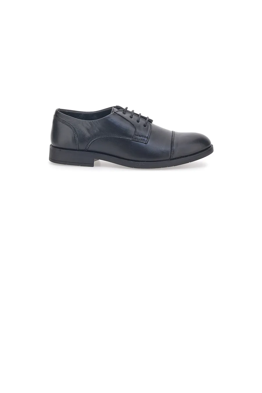 Scarpe Stringate Nere Con Suola In Gomma Max Dillan 205