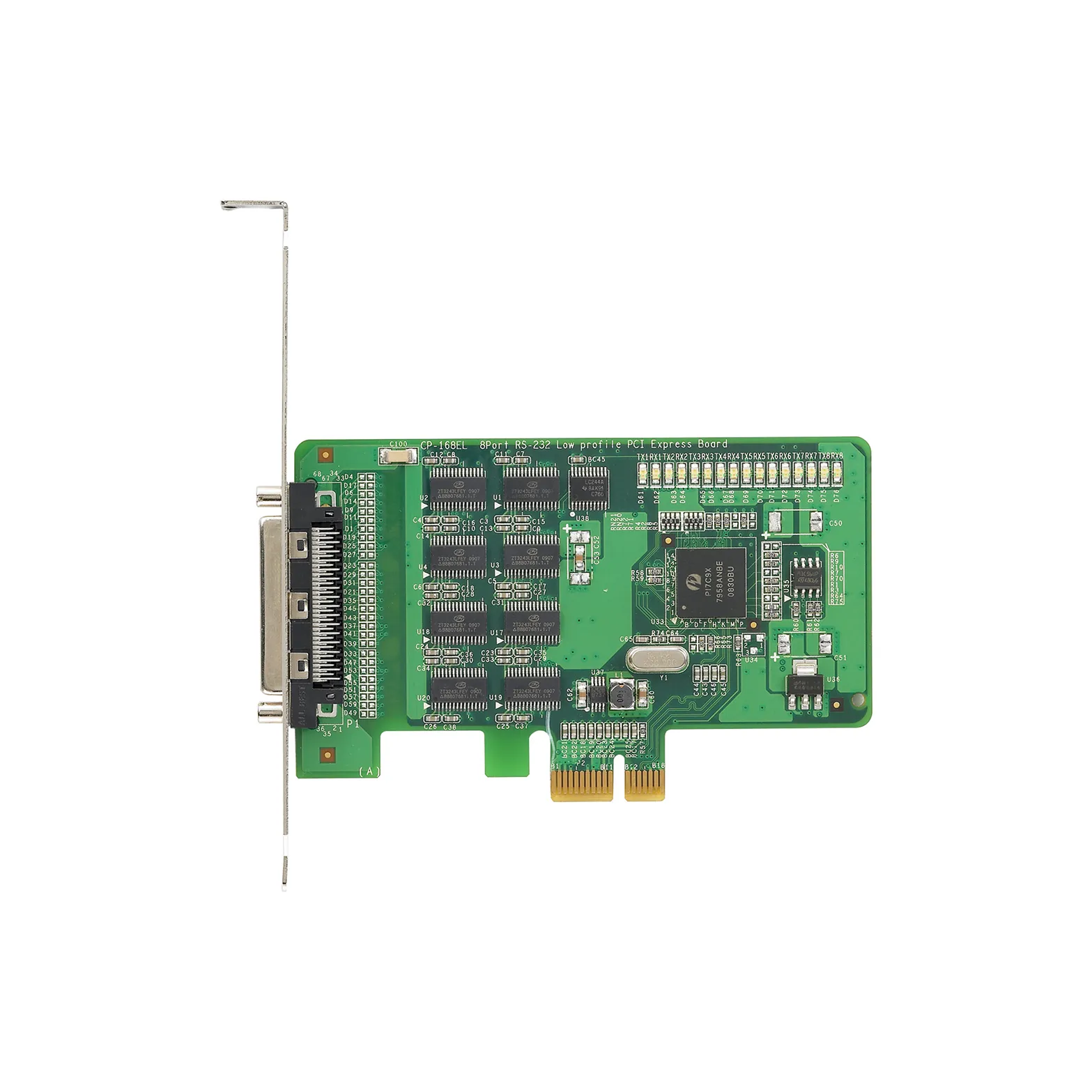 Scheda di rete MOXA, bus PCIe, porte: 8