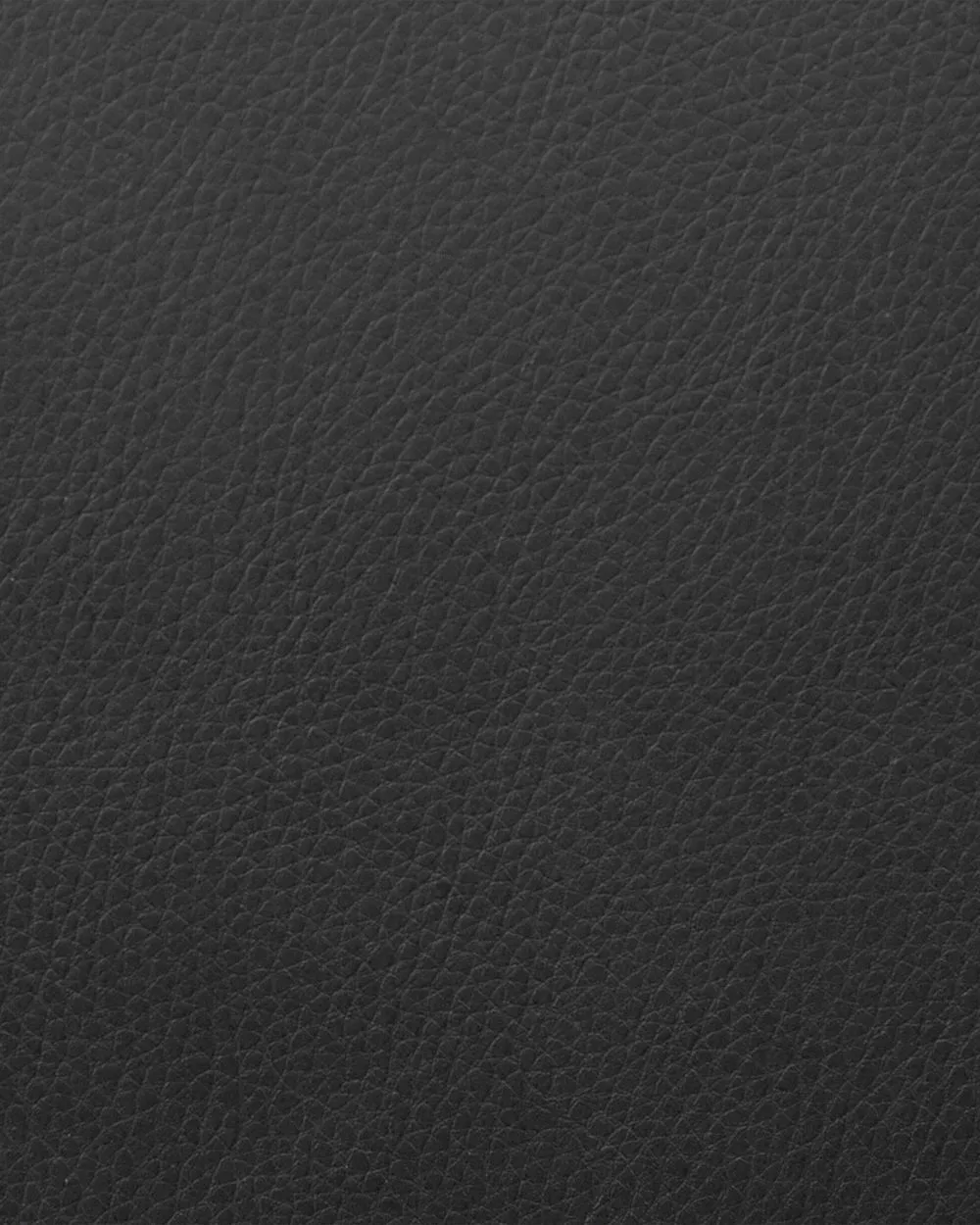Sedia in plastica e pelle sintetica nero VAMO