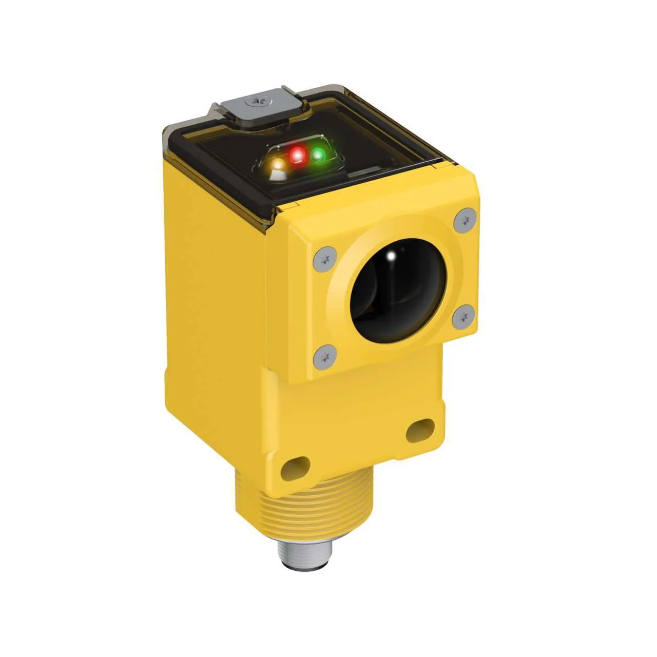 Sensore fotoelettrico Rettangolare Banner, sistema convergente, rilevamento 100 mm, uscita Bipolare