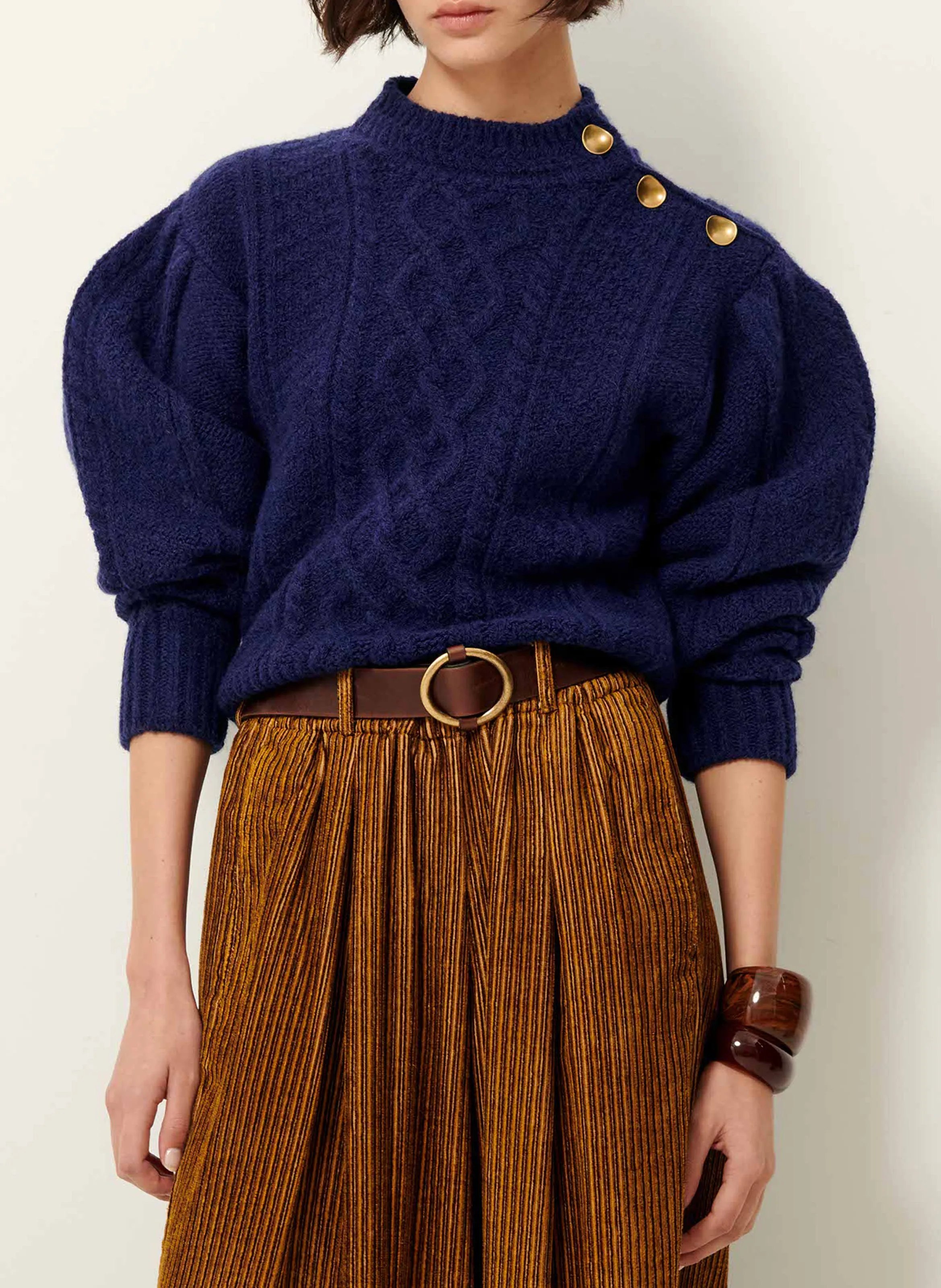  SESSUN   VASCO - Maglione a girocollo in lana | Blu