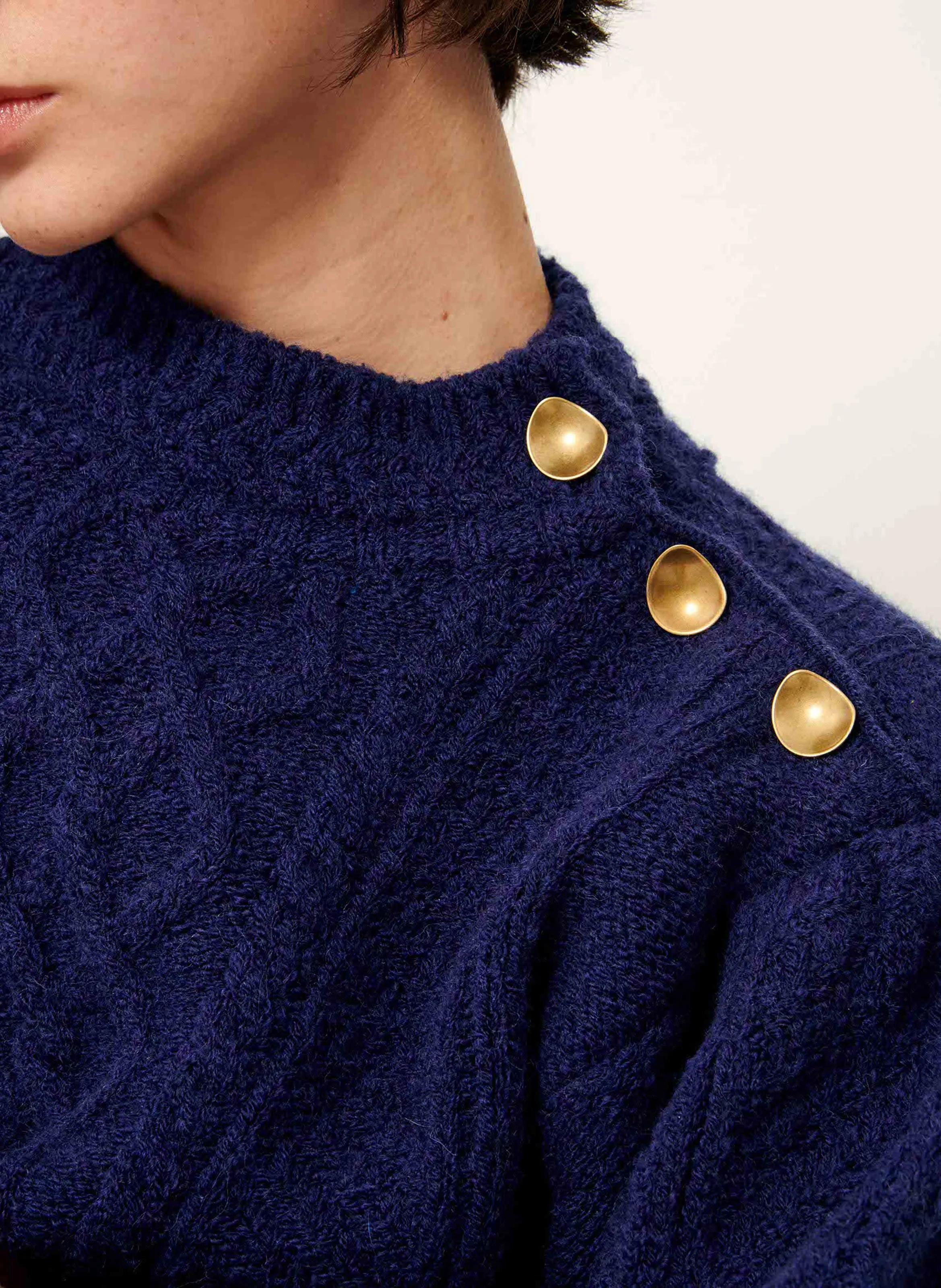  SESSUN   VASCO - Maglione a girocollo in lana | Blu