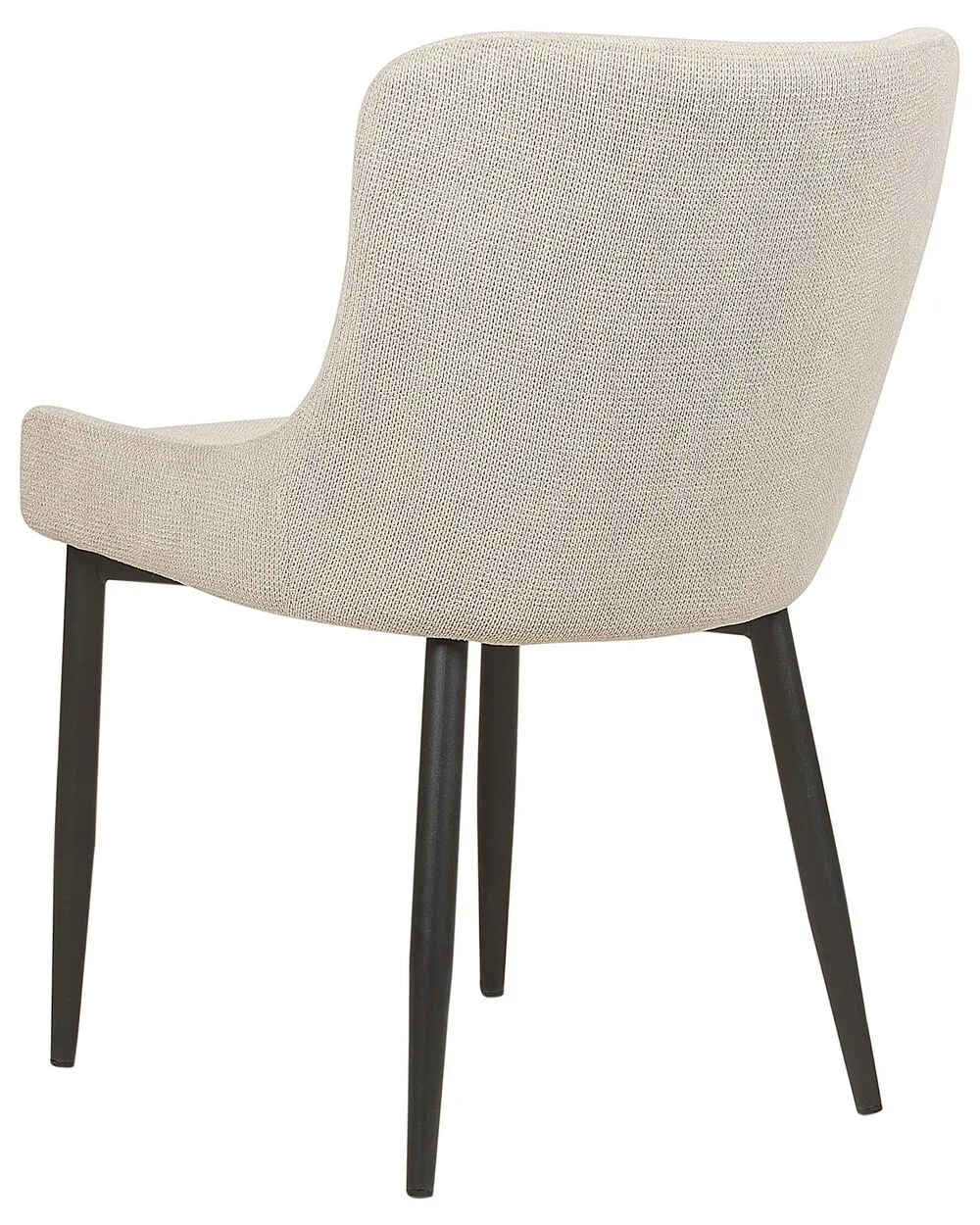 Set of 2 Dining Chairs EVERLY Light Beige