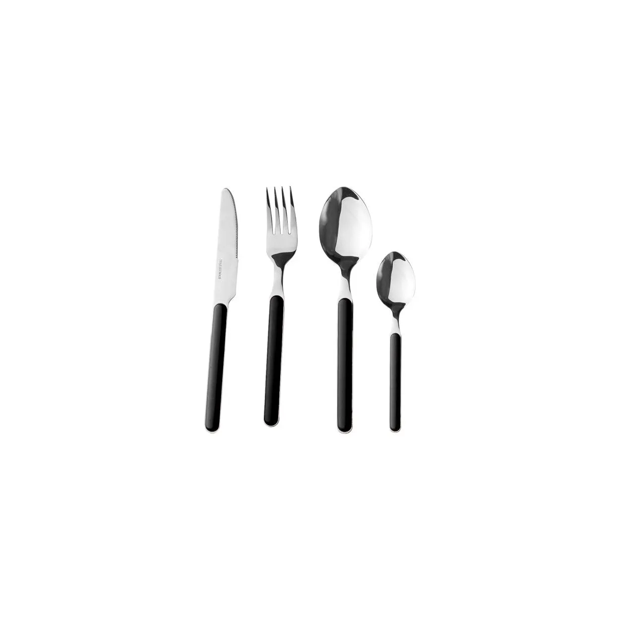 Set Posate Camping Outdoor DELICATE NERO Brunner