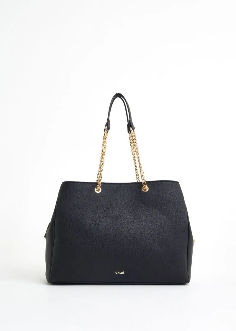 Shopping bag con borchie