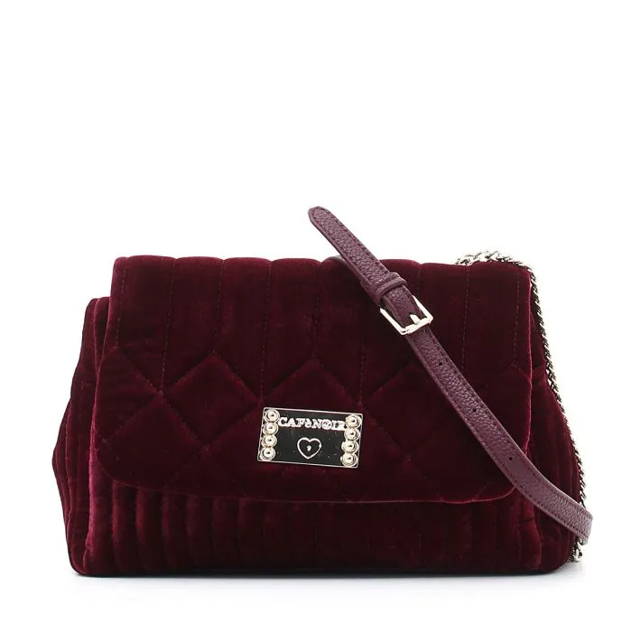 SHOPPING BAG VELLUTO TRAPUNTATURA VINACCIA VINACCIA