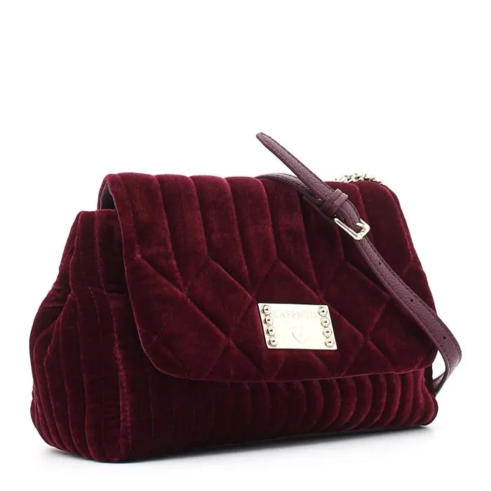 SHOPPING BAG VELLUTO TRAPUNTATURA VINACCIA VINACCIA