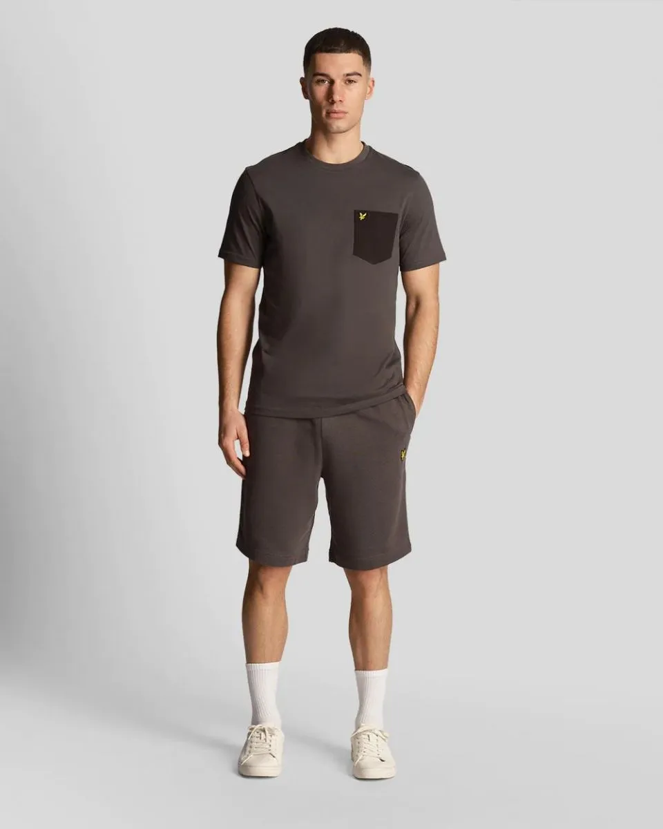 SHORTS E BERMUDA JOGG Uomo LYLE & SCOTT 1874 ML414VOG SWEAT SHORT W635 GUNMETAL