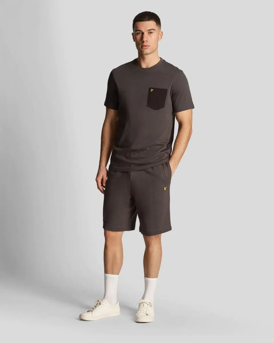 SHORTS E BERMUDA JOGG Uomo LYLE & SCOTT 1874 ML414VOG SWEAT SHORT W635 GUNMETAL