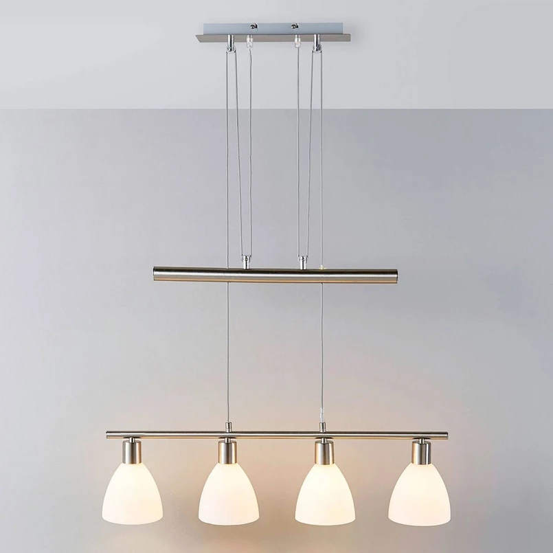 Simeon Lampada a Sospensione Bianco/Nickel - Lindby | Acquista online